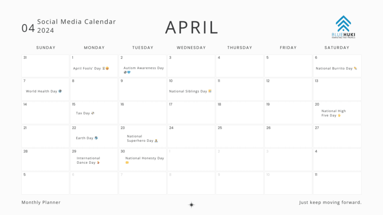 Navigate April with Our Ultimate Social Media Guide! 🌟