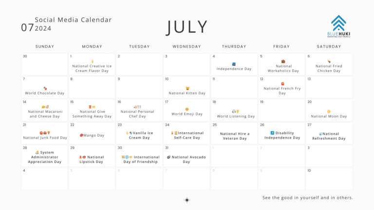 Dominating Social Media in July 2024
