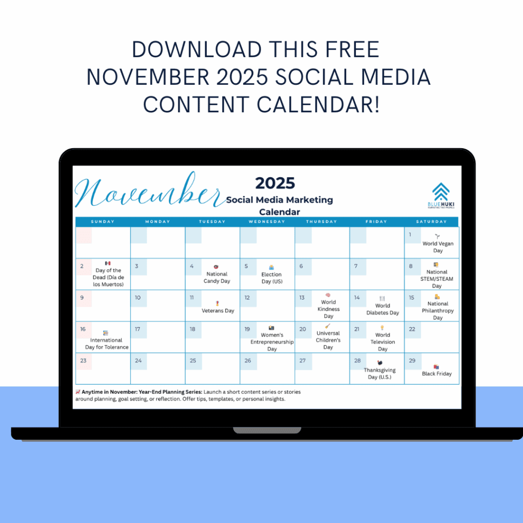 November 2025 Social Media Calendar